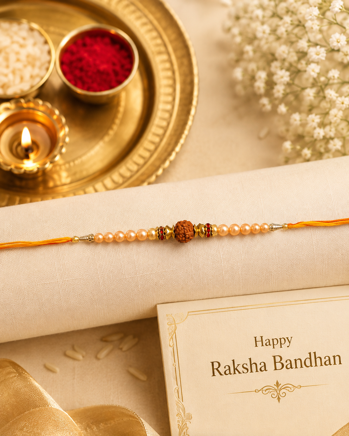 Divine Rudraksha Rakhi