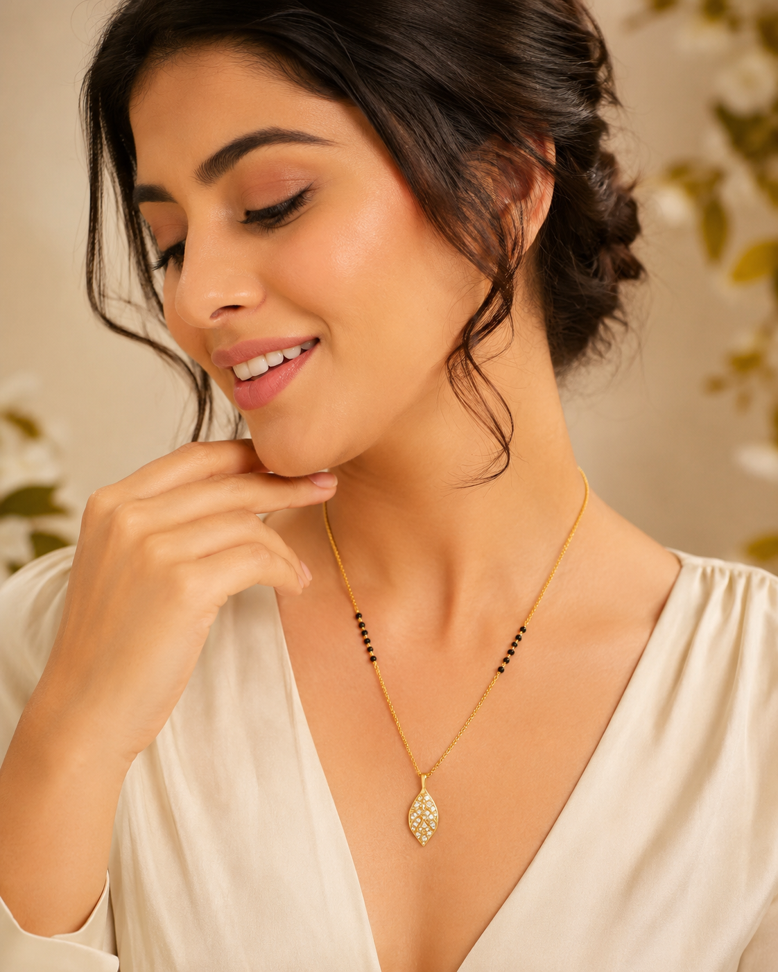 Golden Leaf Mangalsutra
