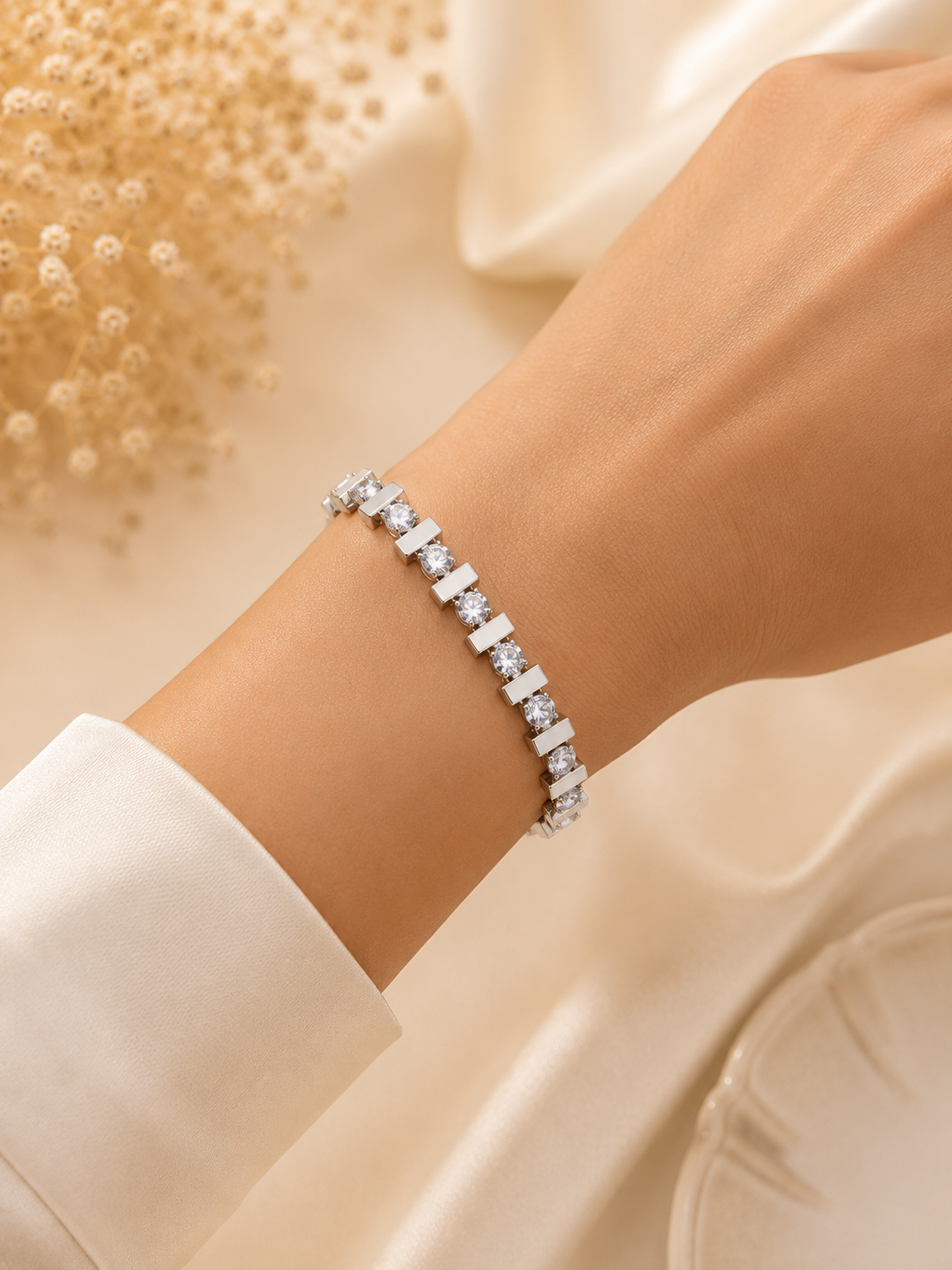 Silver Sparkle Bracelet