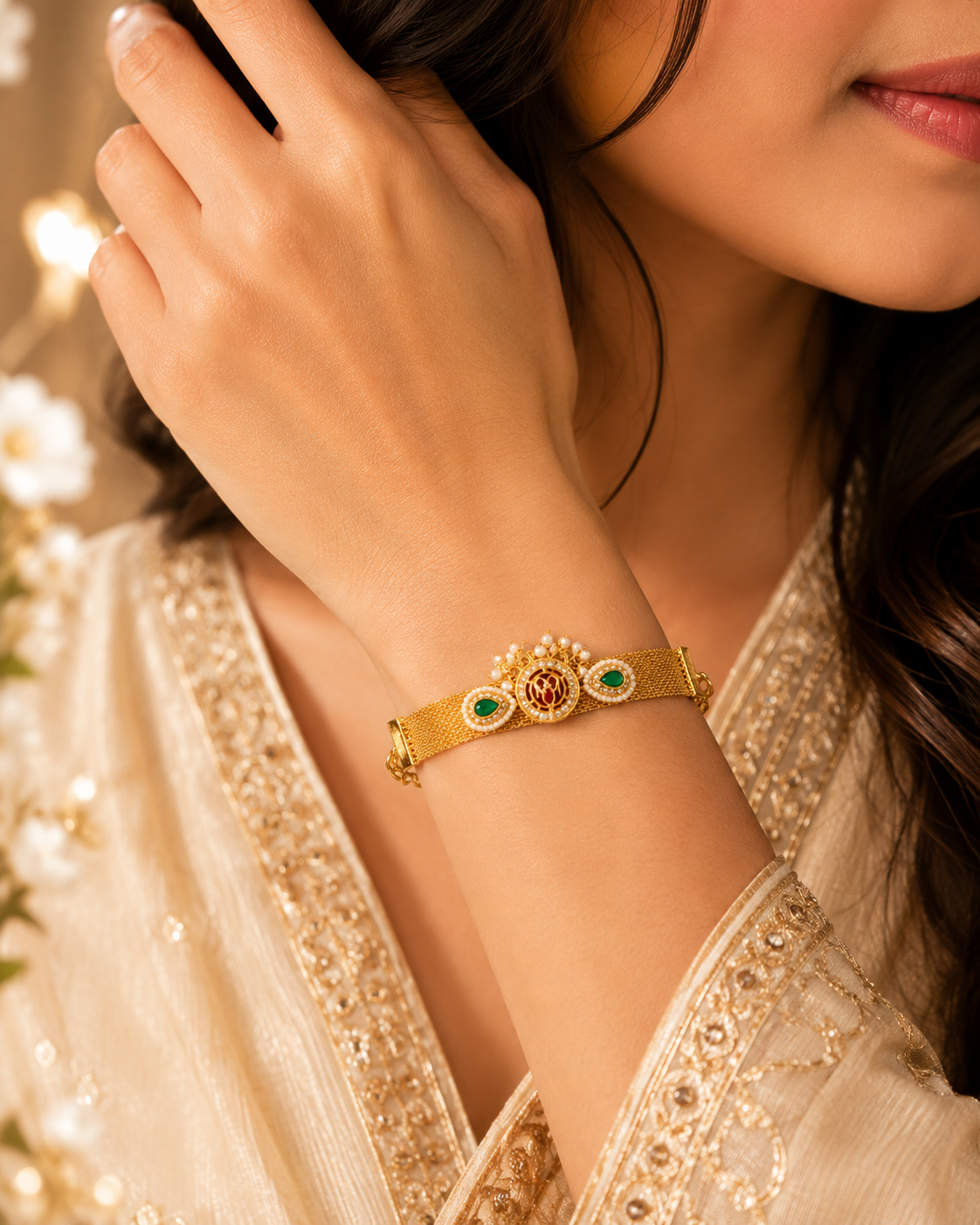 Om Blessing Rakhi Set