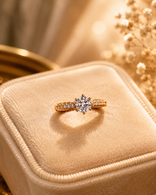 Elegant Infinity Crystal Ring
