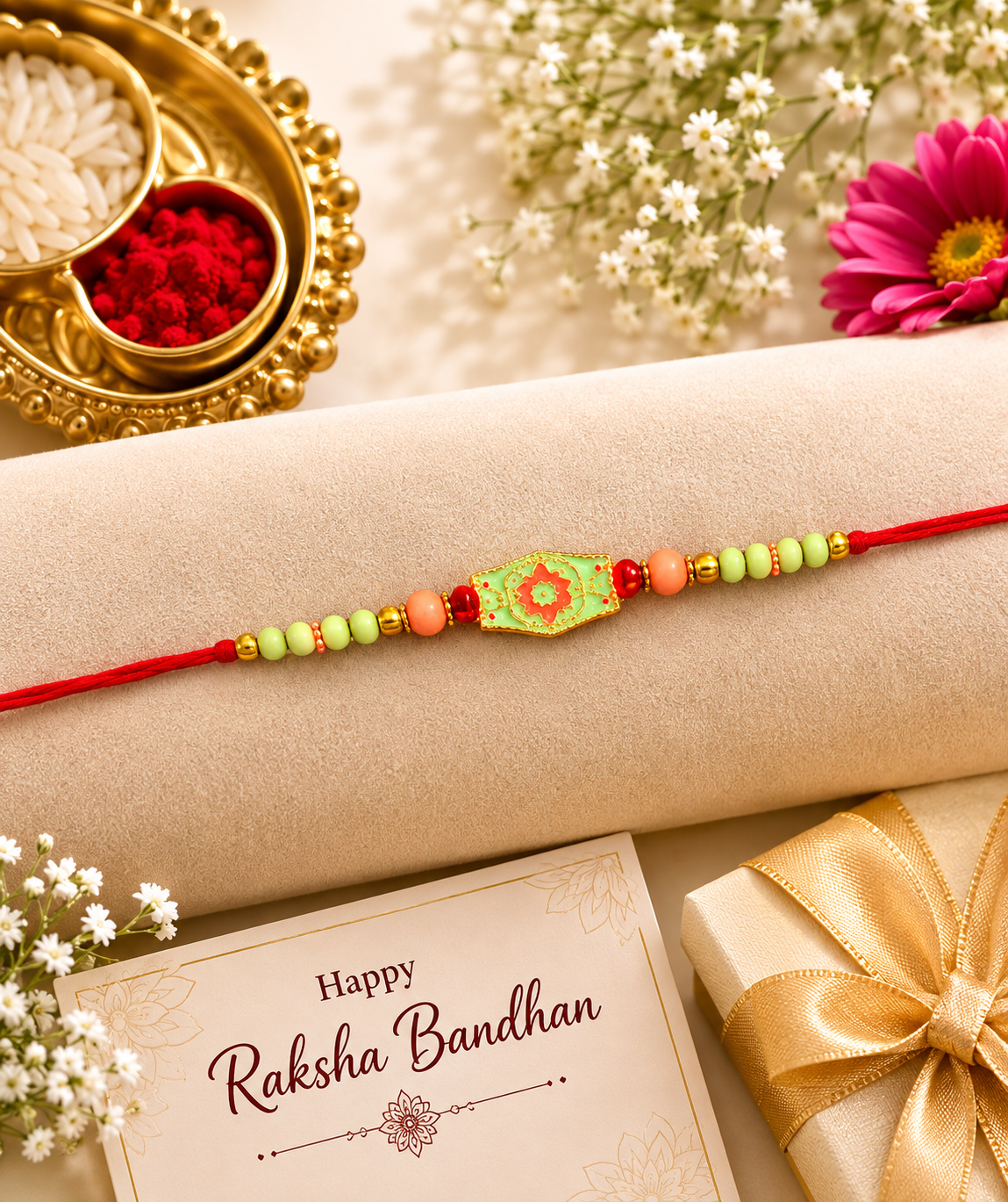 Bloom Charm Rakhi